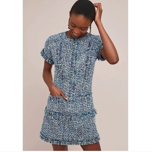 Anthropologie Dresses & Skirts - Anthropologie brave + true tweed mini dress Small petite NWT JB
